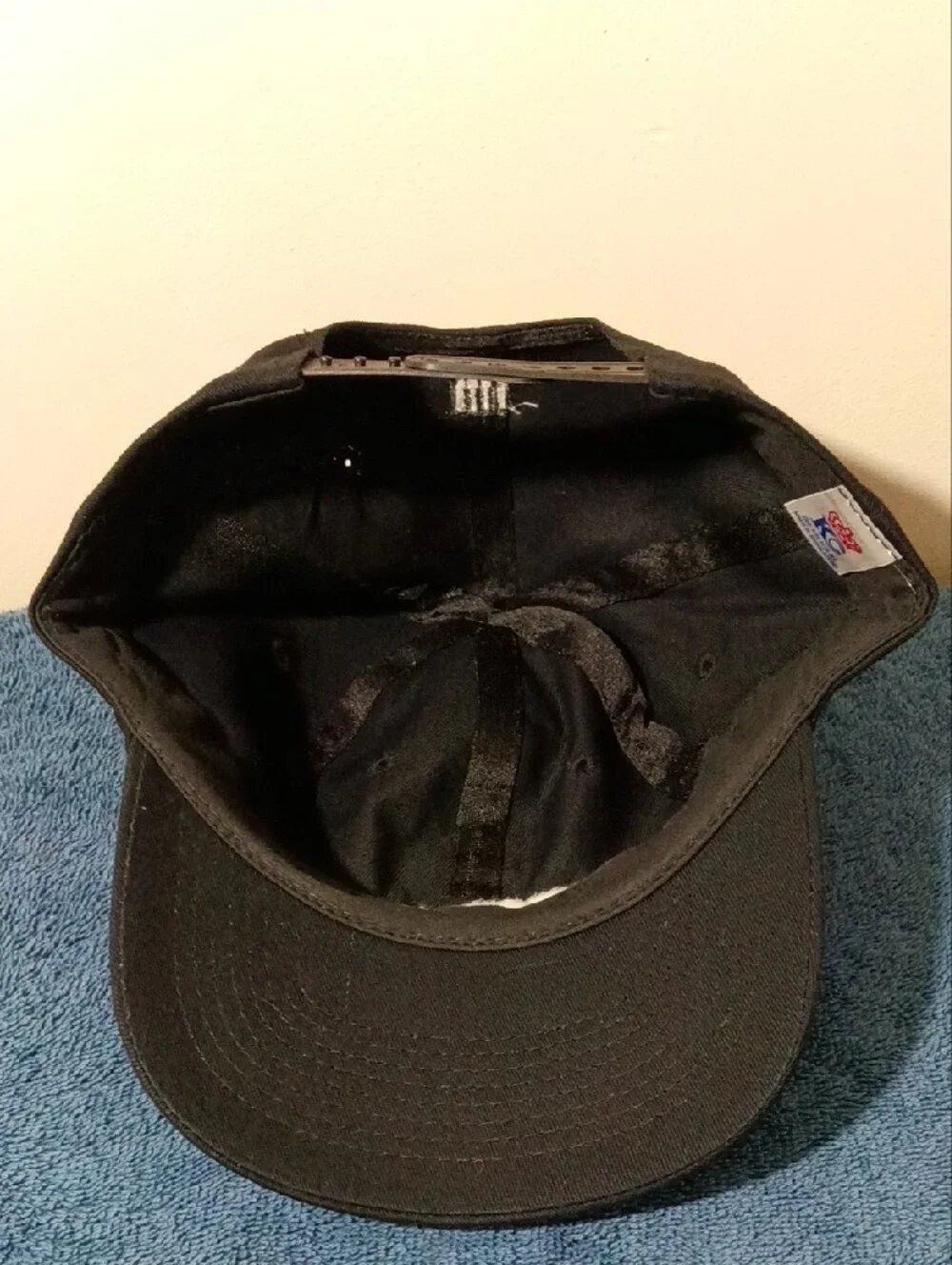 Vintage Baldwin Black Cap with White Embroidered Logo